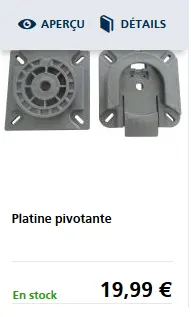 [Porta bote] - Siège pike'n bass assis debout Platin10