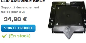 [Porta bote] - Siège pike'n bass assis debout Platin13