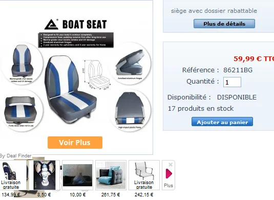 [Porta bote] - Siège pike'n bass assis debout Sieges10