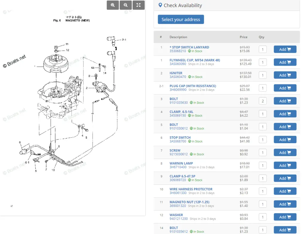 Moteur, allumage et joint spie Toa_a10